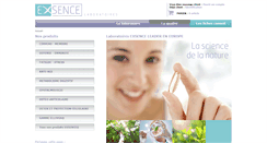 Desktop Screenshot of exsence.com
